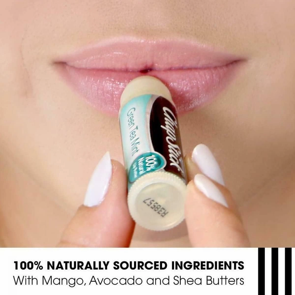 100% Natural Lip Butter, Green Tea Mint, 0.15 Oz (Pack of 12)