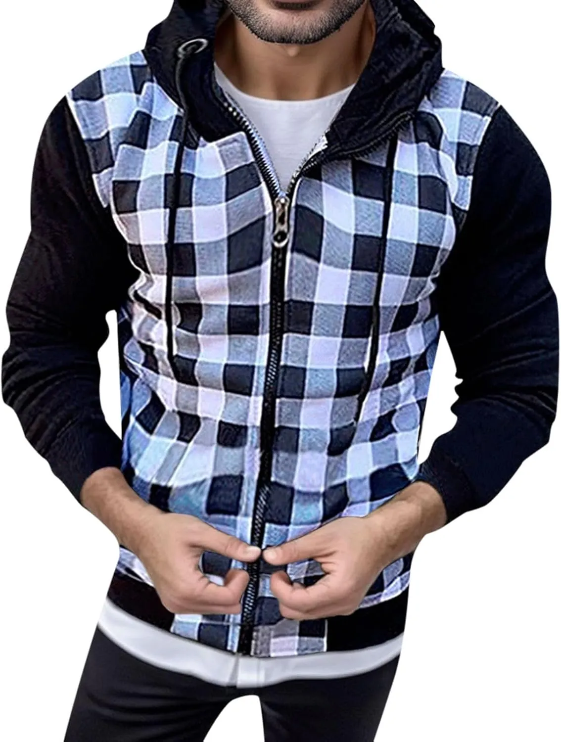 2023 Men's Tracksuit Set 2 Piece Sweatsuits Casual Hoodies Men's Athletic Sports Suit Long Sleeve Pullover Jogging Outfits