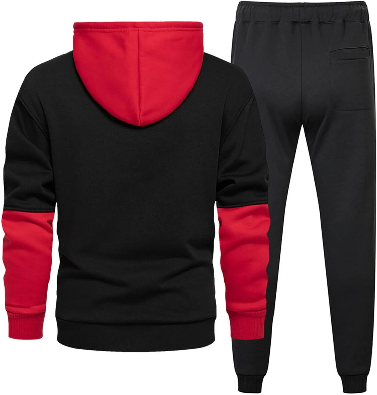 2023 Men's Tracksuit Set 2 Piece Sweatsuits Casual Hoodies Men's Athletic Sports Suit Long Sleeve Pullover Jogging Outfits