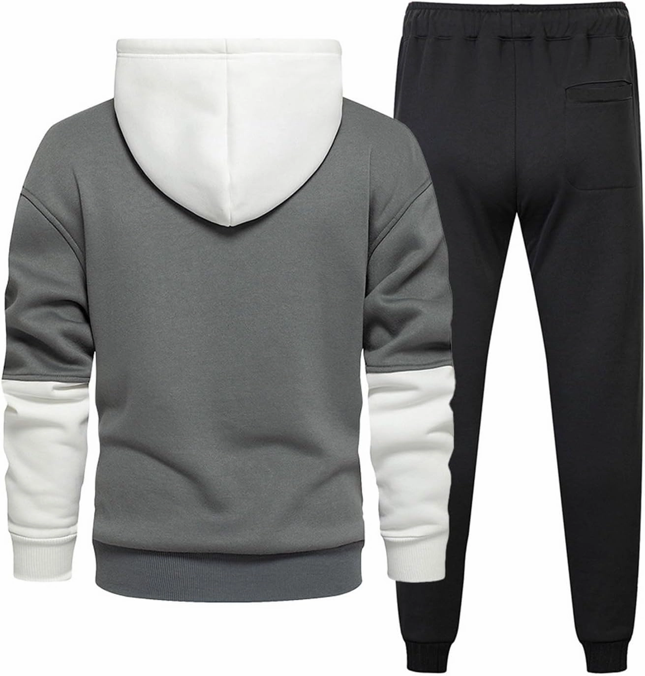 2023 Men's Tracksuit Set 2 Piece Sweatsuits Casual Hoodies Men's Athletic Sports Suit Long Sleeve Pullover Jogging Outfits