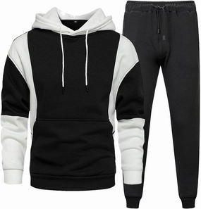 2023 Men's Tracksuit Set 2 Piece Sweatsuits Casual Hoodies Men's Athletic Sports Suit Long Sleeve Pullover Jogging Outfits