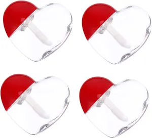 20Pcs Heart Shaped Lip Gloss Tubes DIY Containers for Lip Color Cute Glitter Lip Gloss Bottles for Party Favors and Personal Use