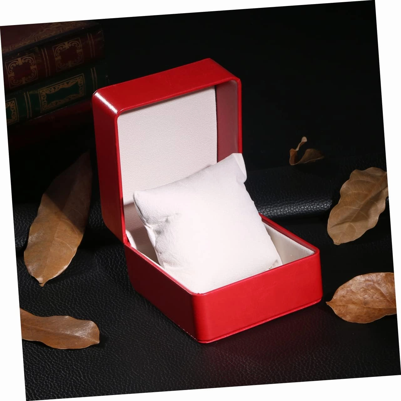 2pcs Box Red Jewelry Box Watch Organizer Watch Case Storage for Men Mens Display