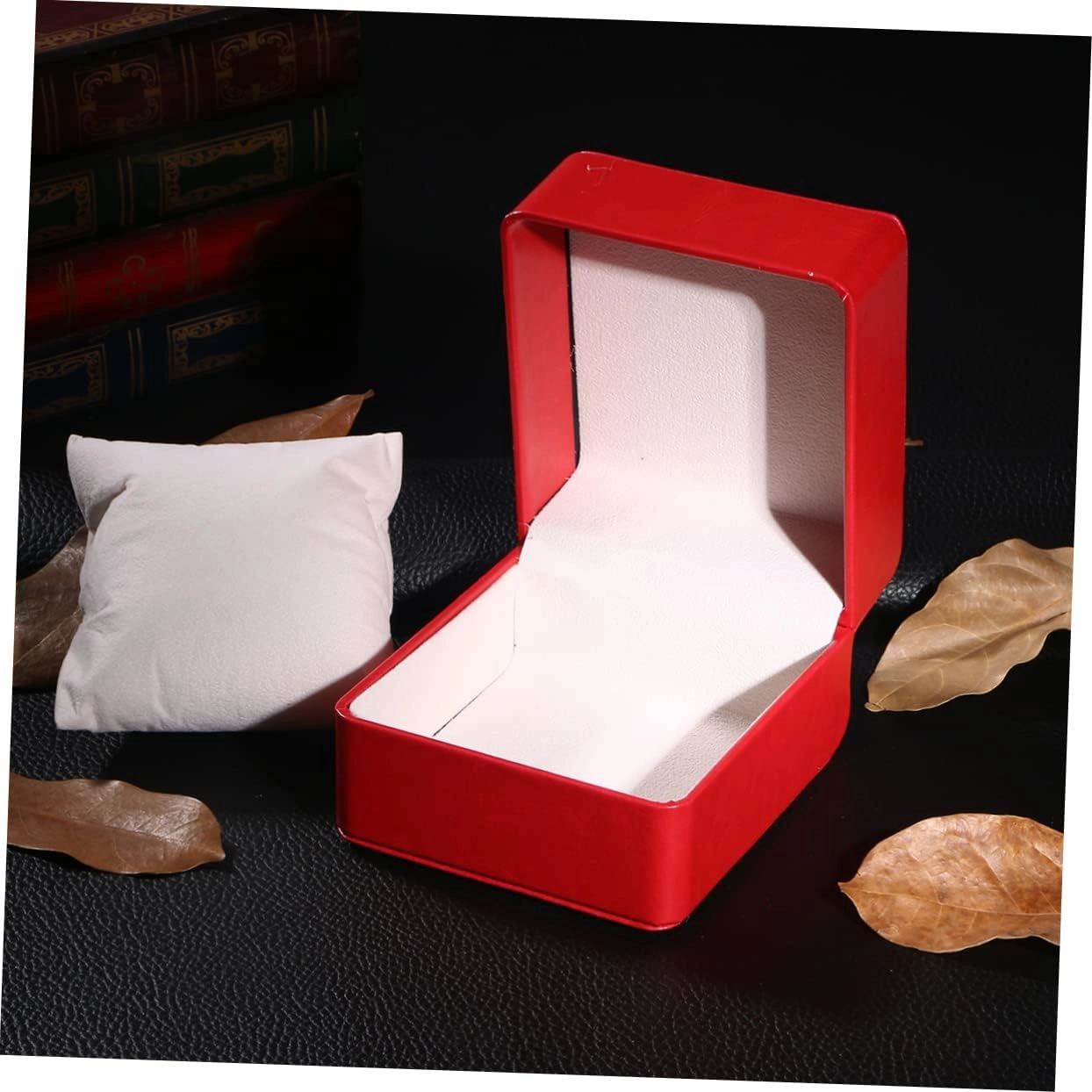 2pcs Box Red Jewelry Box Watch Organizer Watch Case Storage for Men Mens Display