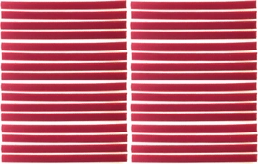 32-Pack Replacement VPI Strips Velvet/Felt 3M Adhesive Okki Nokki   VPi Machine LP Vinyl Record Album Cleaning Strip Set (Quantity of 32) / Cleaner Records (Red)