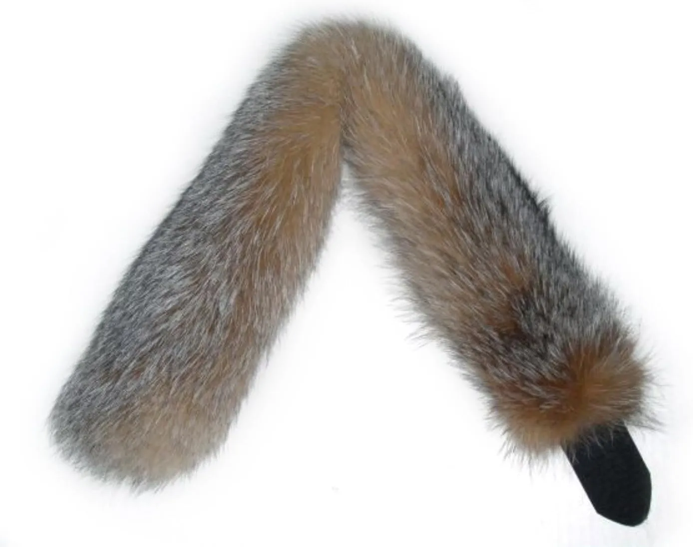 4 inches Regular Width Fox Headband/Neck Warmer
