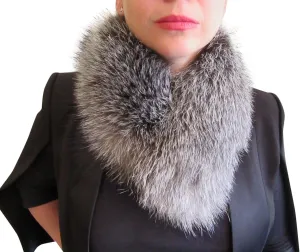 4 inches Regular Width Fox Headband/Neck Warmer