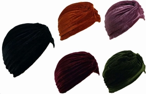 5 Women Stretchy Turban Chemo Cap Bennie Head Wrap Headwear