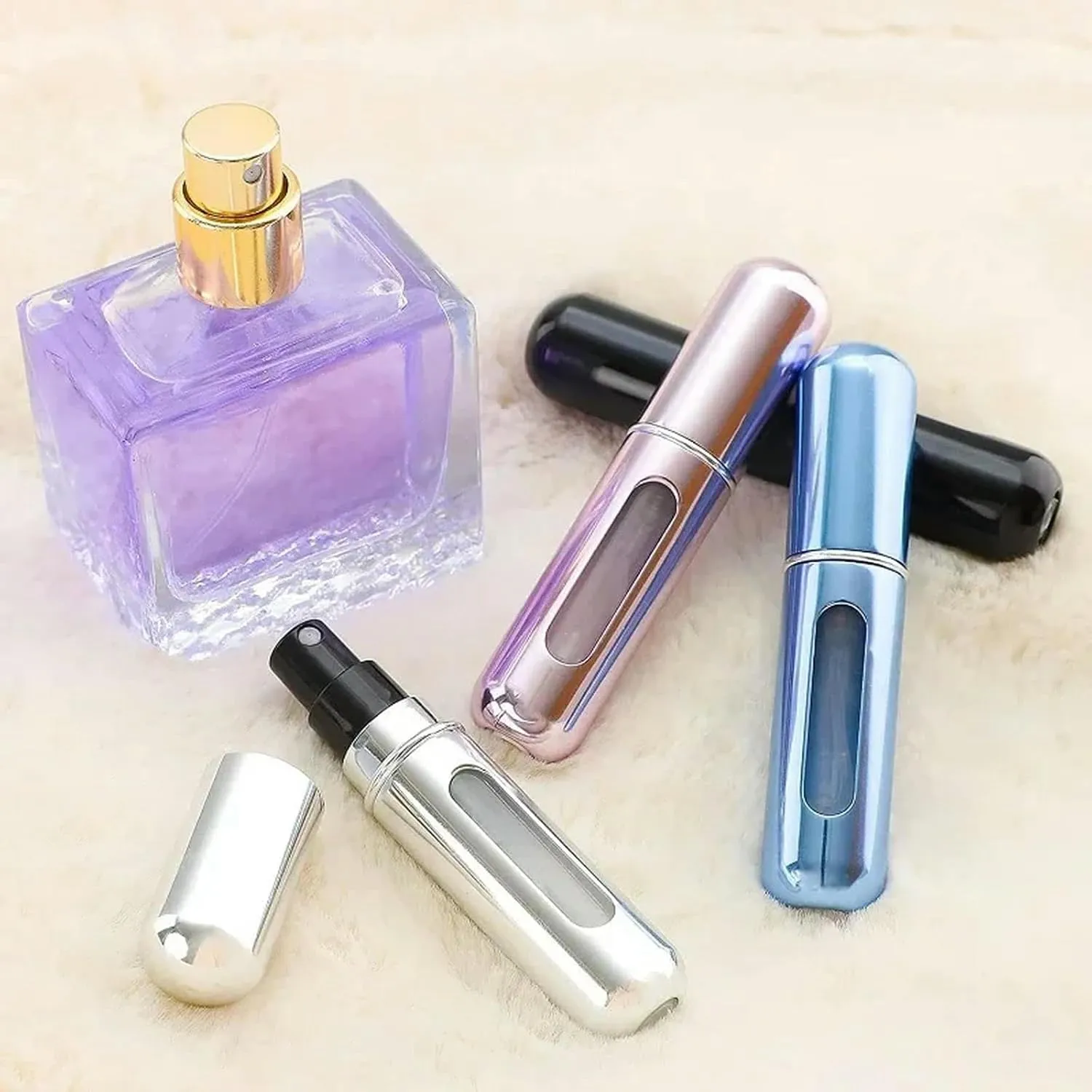 5Ml/8Ml Perfume Refill Bottle Rechargeable Perfume Dispenser Mini Refillable Spray Jar Pump Atomizer