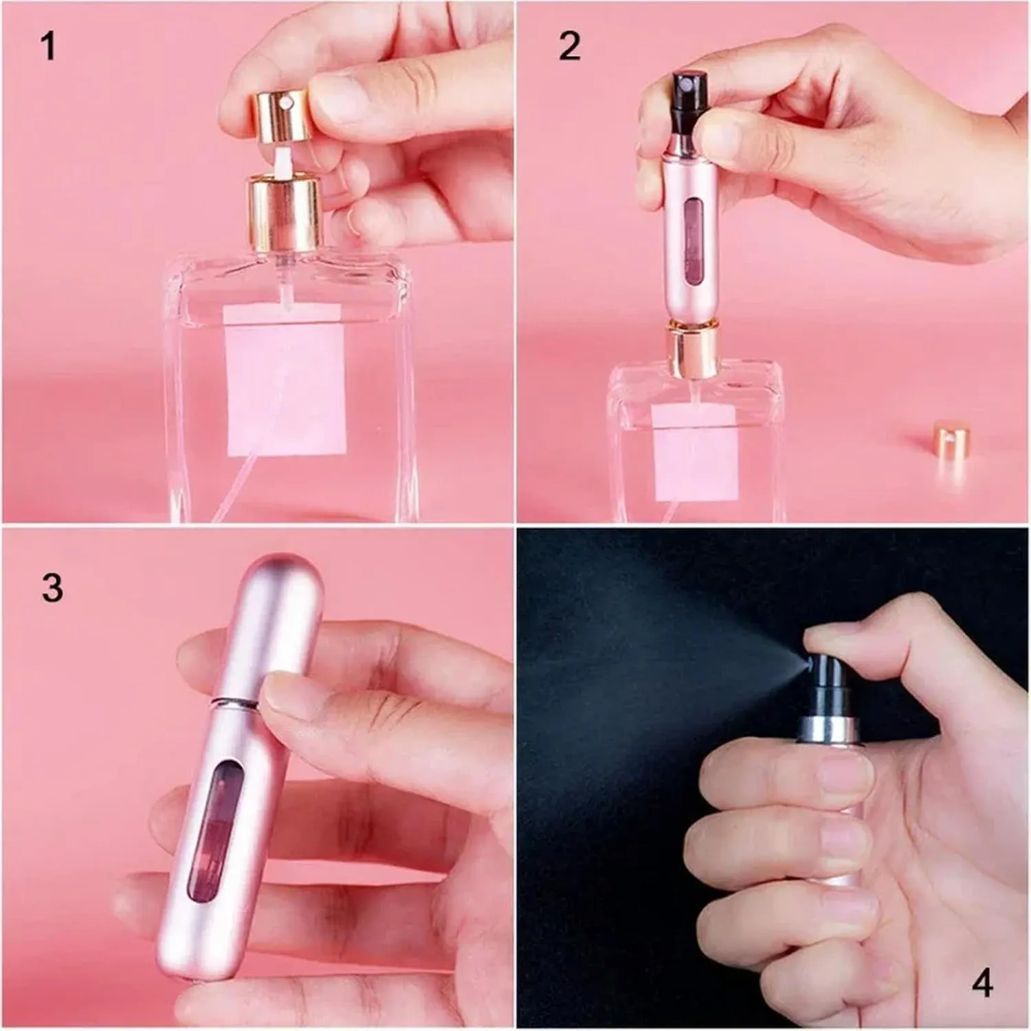 5Ml/8Ml Perfume Refill Bottle Rechargeable Perfume Dispenser Mini Refillable Spray Jar Pump Atomizer