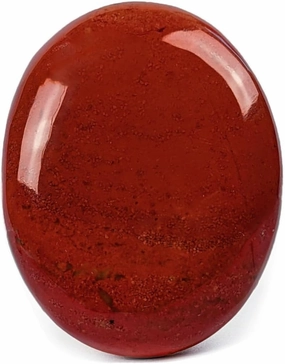 [Eusice] Red Jasper Palm Stone, Polished Stones for Vitality & Sensuality, Reiki Gemstone, Natural Rocks from Madagascar, Root Chakra Healing Stone