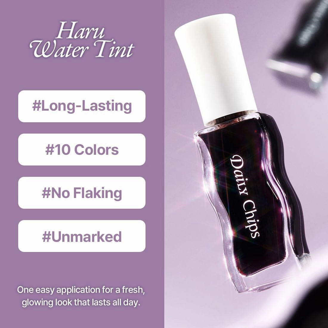 'Haru Water Tint' (Korean Lip Stain/Lip Tint) (Light Pink, 1ea)