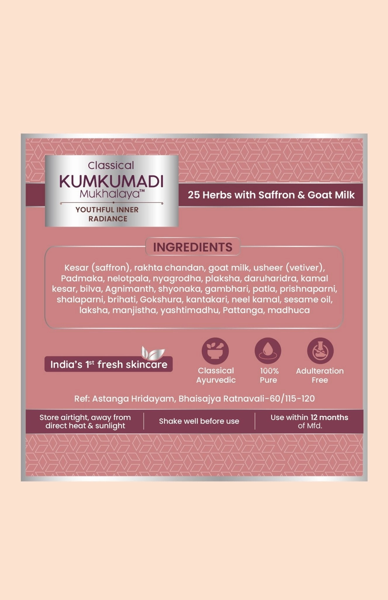 <strong>Classic Kumkumadi Mukhalaya</strong>