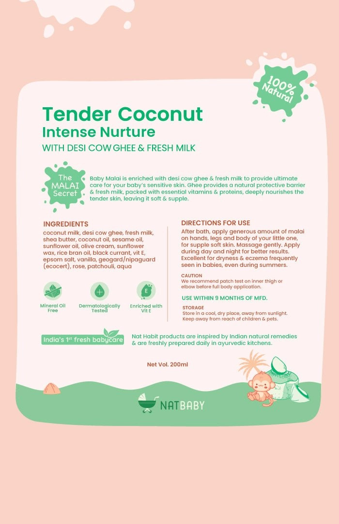 <strong>Tender Coconut Fresh Baby Malai Lotion</strong> <br>