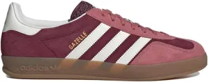 Adidas Originals Gazelle Indoor Mens Sneaker (Maroon Crimson White, 7.5)