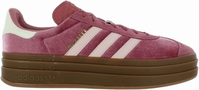 Adidas Gazelle Bold Womens Shoes Size 11, Color: Crimson/Sandy Pink/Off White-Red