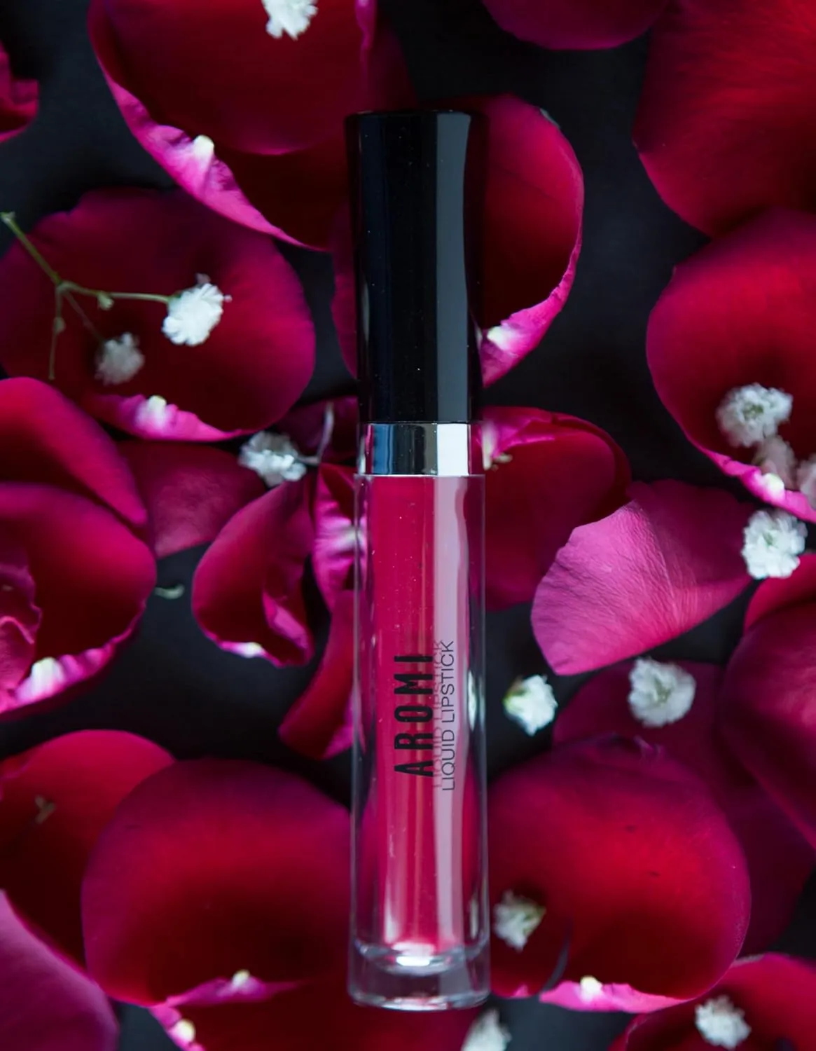 Aromi Matte Liquid Lipstick | Bright Magenta Red Lip Color, Long-Lasting, Transfer and Smudge Proof, Waterproof, Paraben, Phthalate,   Gluten Free (Neon Red)