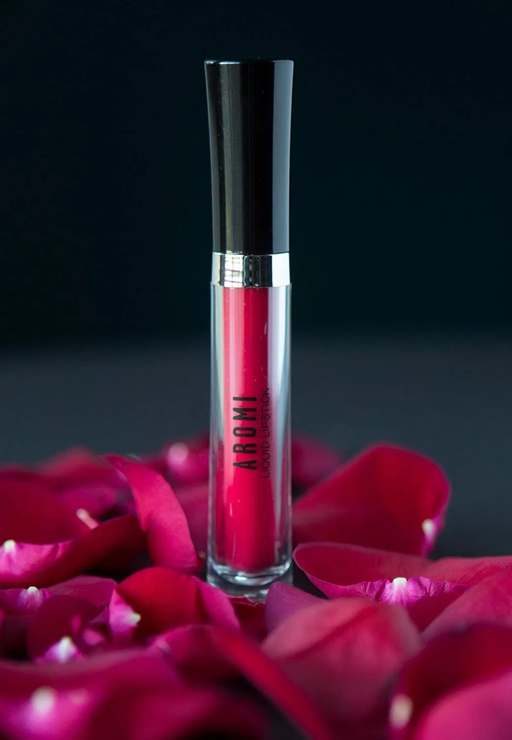Aromi Matte Liquid Lipstick | Bright Magenta Red Lip Color, Long-Lasting, Transfer and Smudge Proof, Waterproof, Paraben, Phthalate,   Gluten Free (Neon Red)