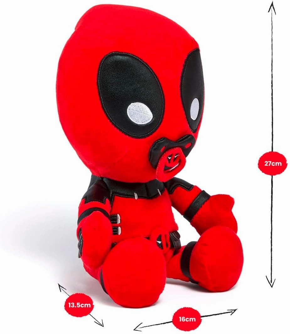 Baby Pool Plush Figure (26 cm) - Detailed Superhero Baby from The Movie Deadpool & Wolverine, Toy for Fans and Collectors Aged 15 and up