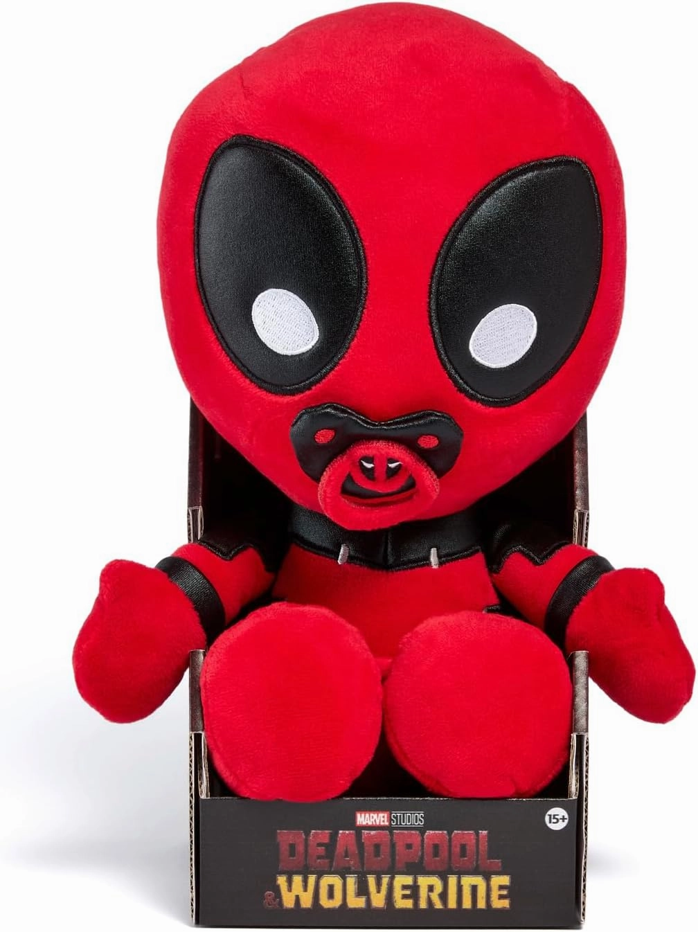 Baby Pool Plush Figure (26 cm) - Detailed Superhero Baby from The Movie Deadpool & Wolverine, Toy for Fans and Collectors Aged 15 and up