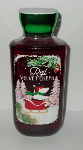 Bath & Body Works Shea & Vitamin E Shower Gel Red Velvet Cheer