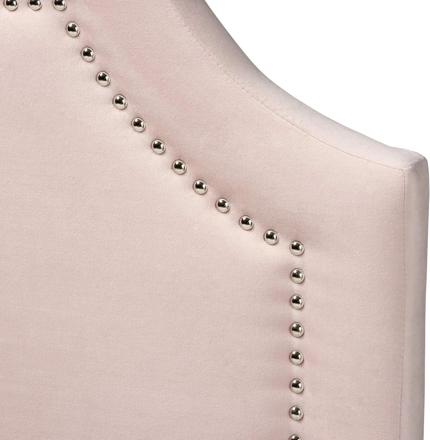Baxton Studio Headboards, Twin, Light Pink
