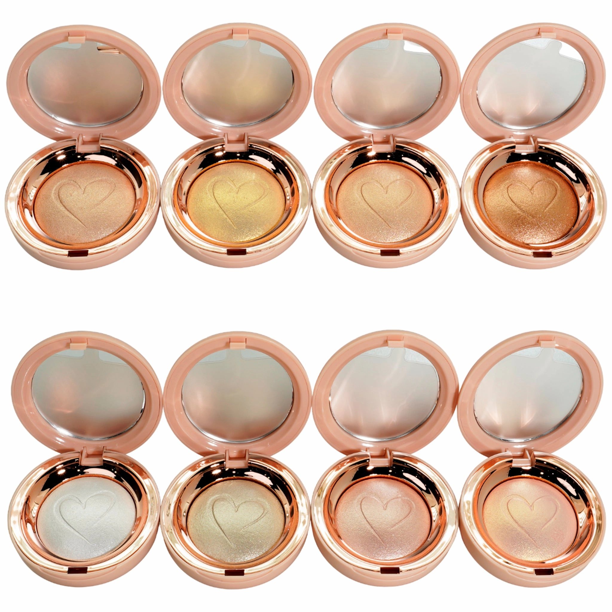 Beauty Creations Baked Highlighter - Wholesale 48 Units   8 Tester (FSBH-PTD)