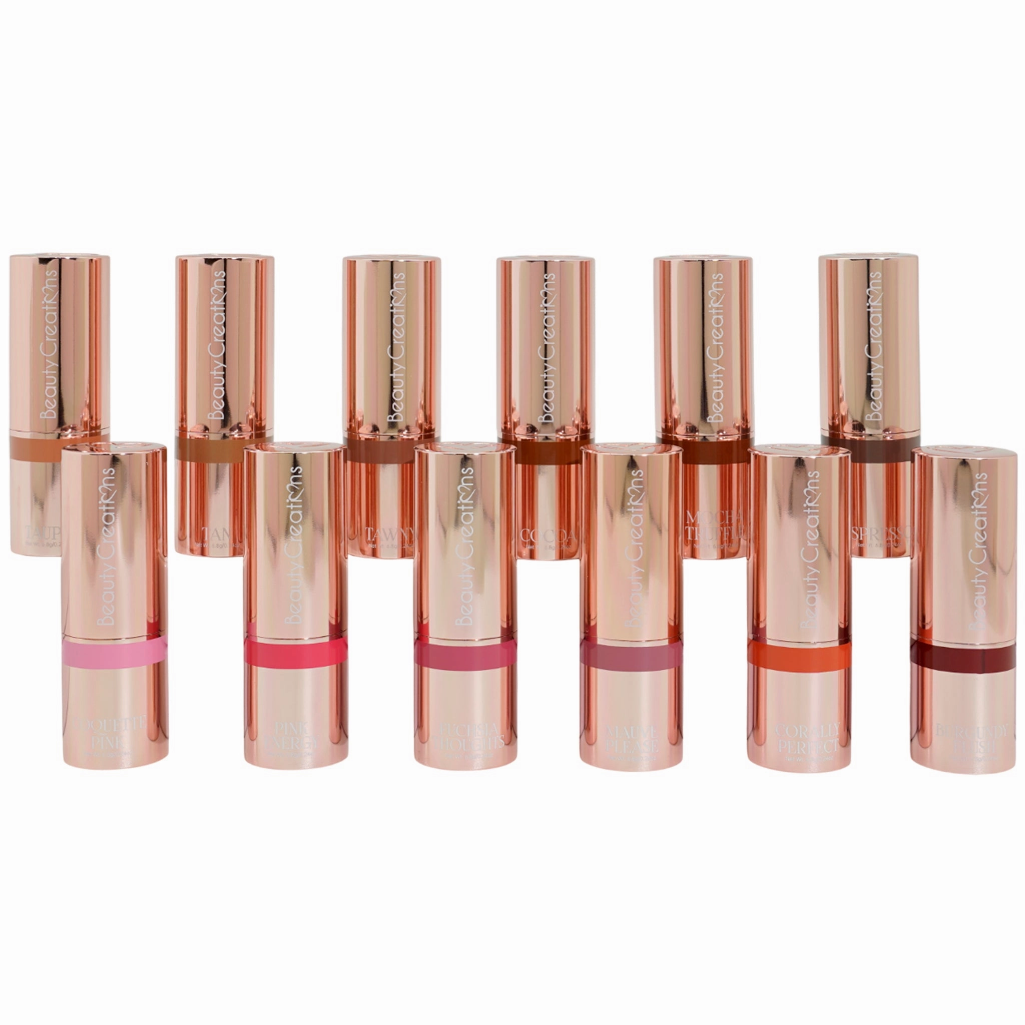 Beauty Creations Contour & Blush Sticks - Wholesale Display 66 Units   12 Tester (BCCBS)