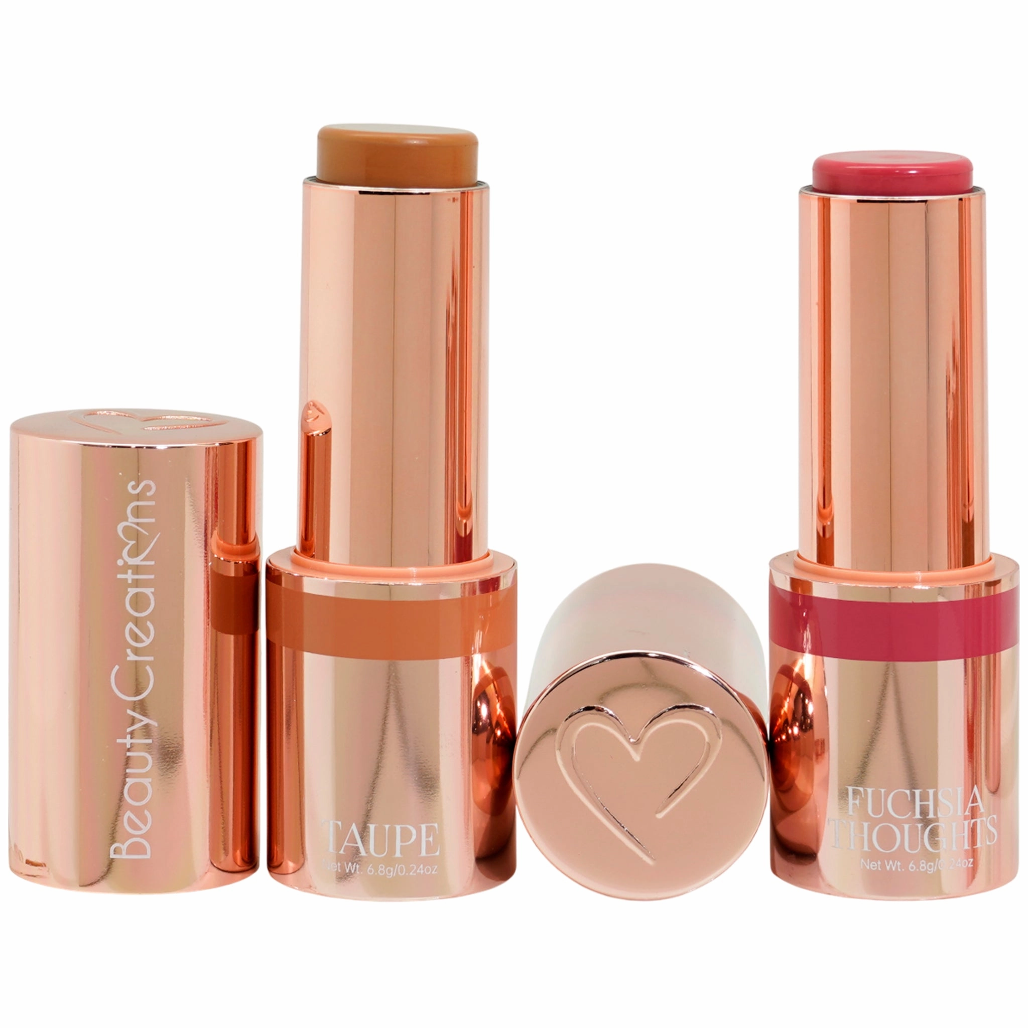 Beauty Creations Contour & Blush Sticks - Wholesale Display 66 Units   12 Tester (BCCBS)