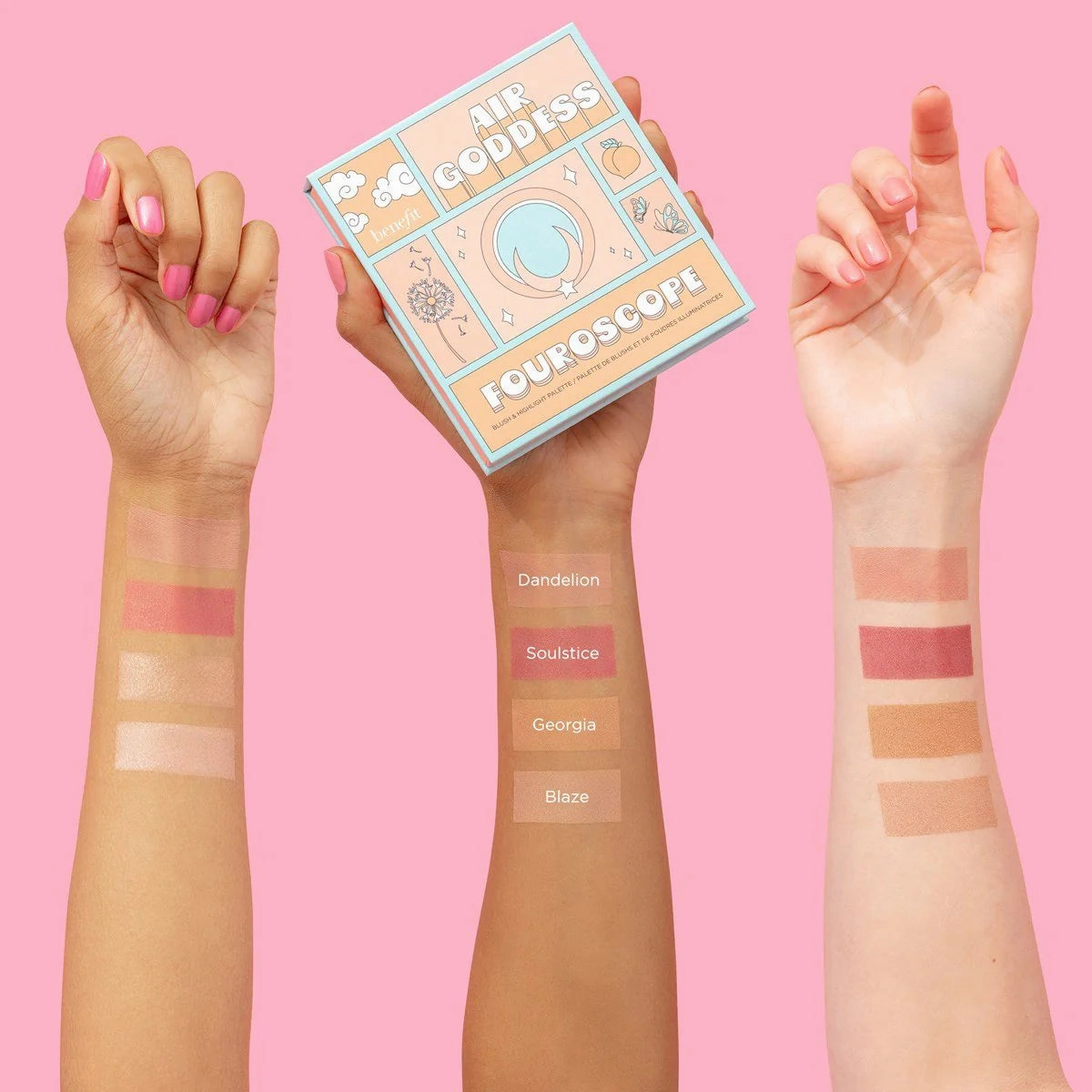 Benefit - Fouroscope Air Goddess Cheek Palette