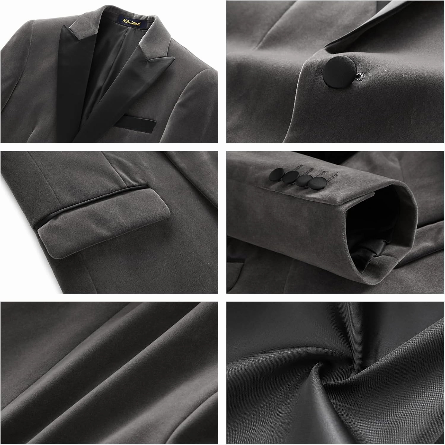 Boys Velvet Tuxedo Suit for Boys Slim Fit Formal Wedding Outfit Suit Size 4-20 Kids 2 Piece Tuxedo Blazer Jacket Suit Set