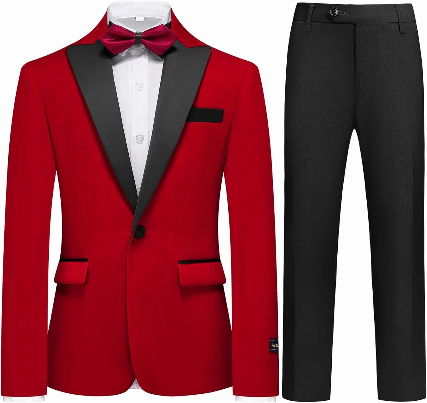 Boys Velvet Tuxedo Suit for Boys Slim Fit Formal Wedding Outfit Suit Size 4-20 Kids 2 Piece Tuxedo Blazer Jacket Suit Set