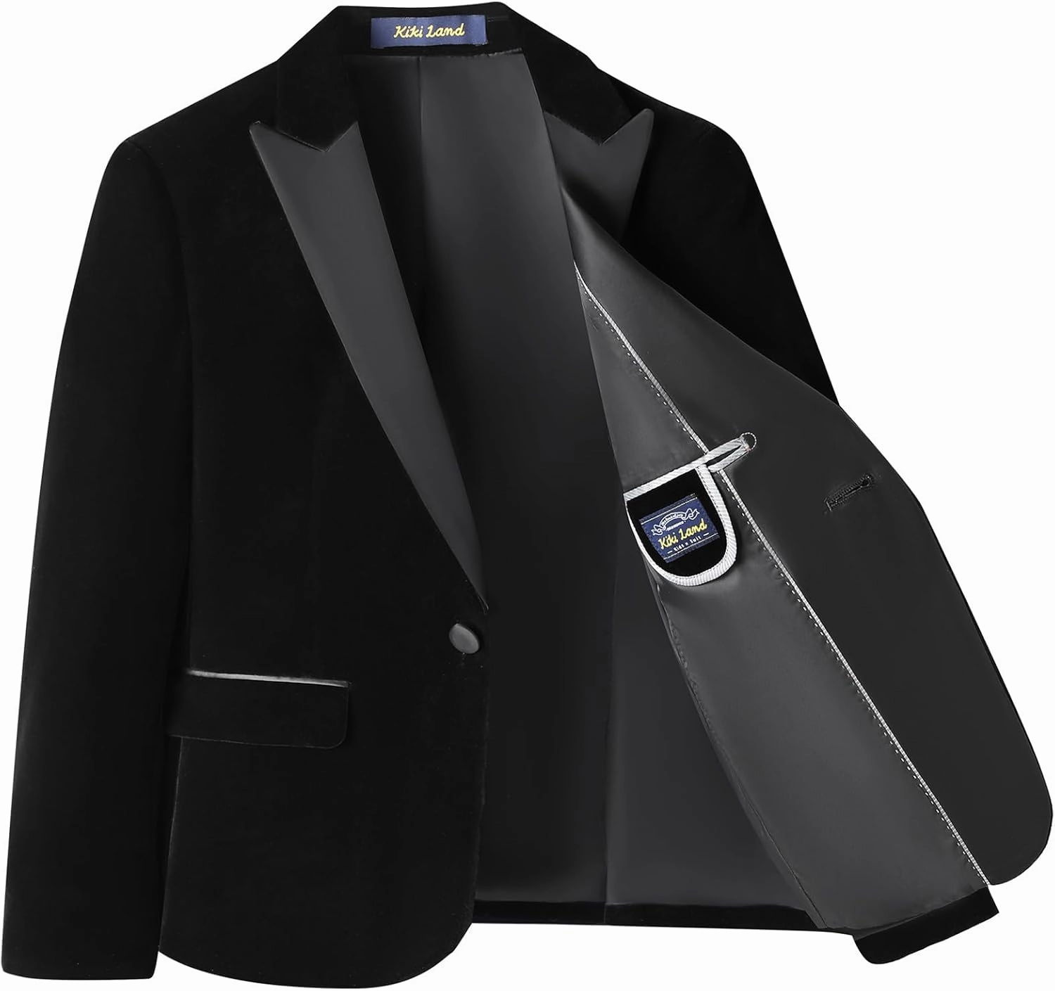 Boys Velvet Tuxedo Suit for Boys Slim Fit Formal Wedding Outfit Suit Size 4-20 Kids 2 Piece Tuxedo Blazer Jacket Suit Set