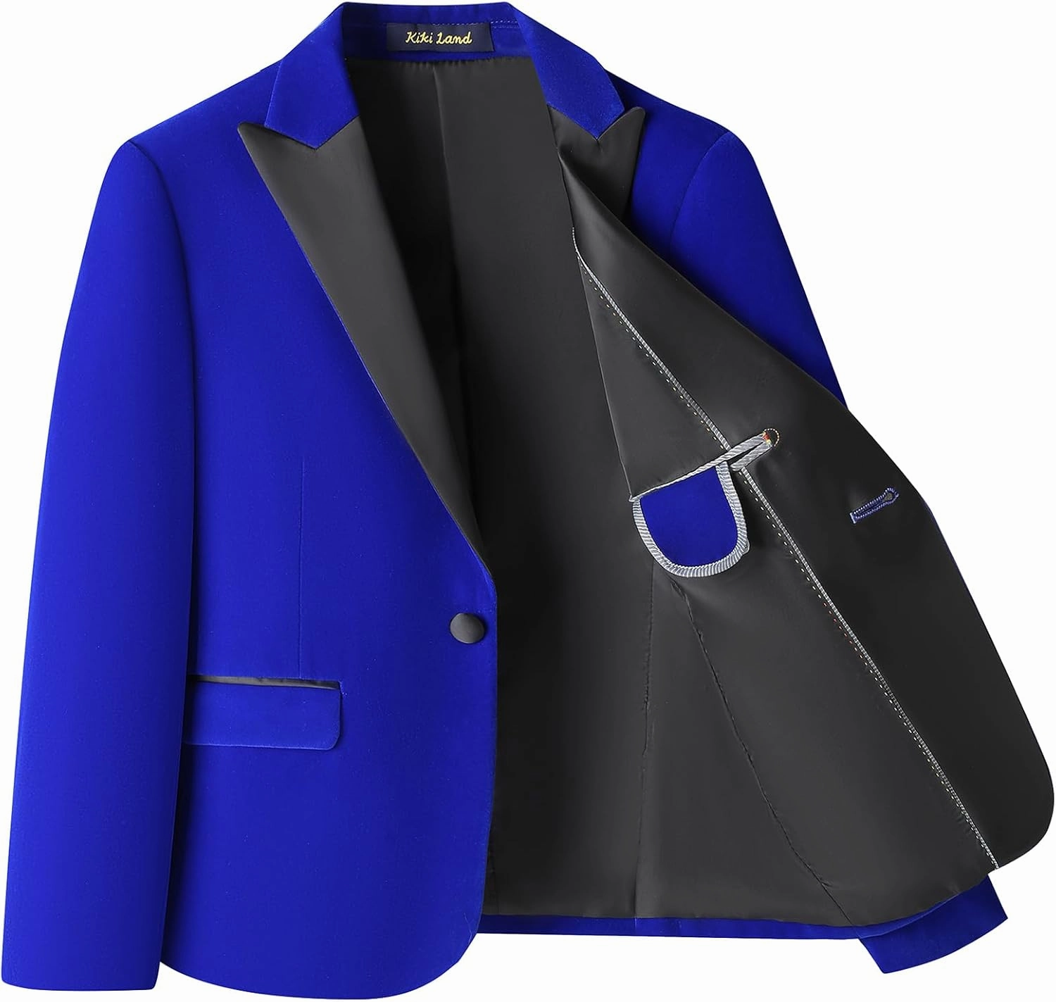 Boys Velvet Tuxedo Suit for Boys Slim Fit Formal Wedding Outfit Suit Size 4-20 Kids 2 Piece Tuxedo Blazer Jacket Suit Set