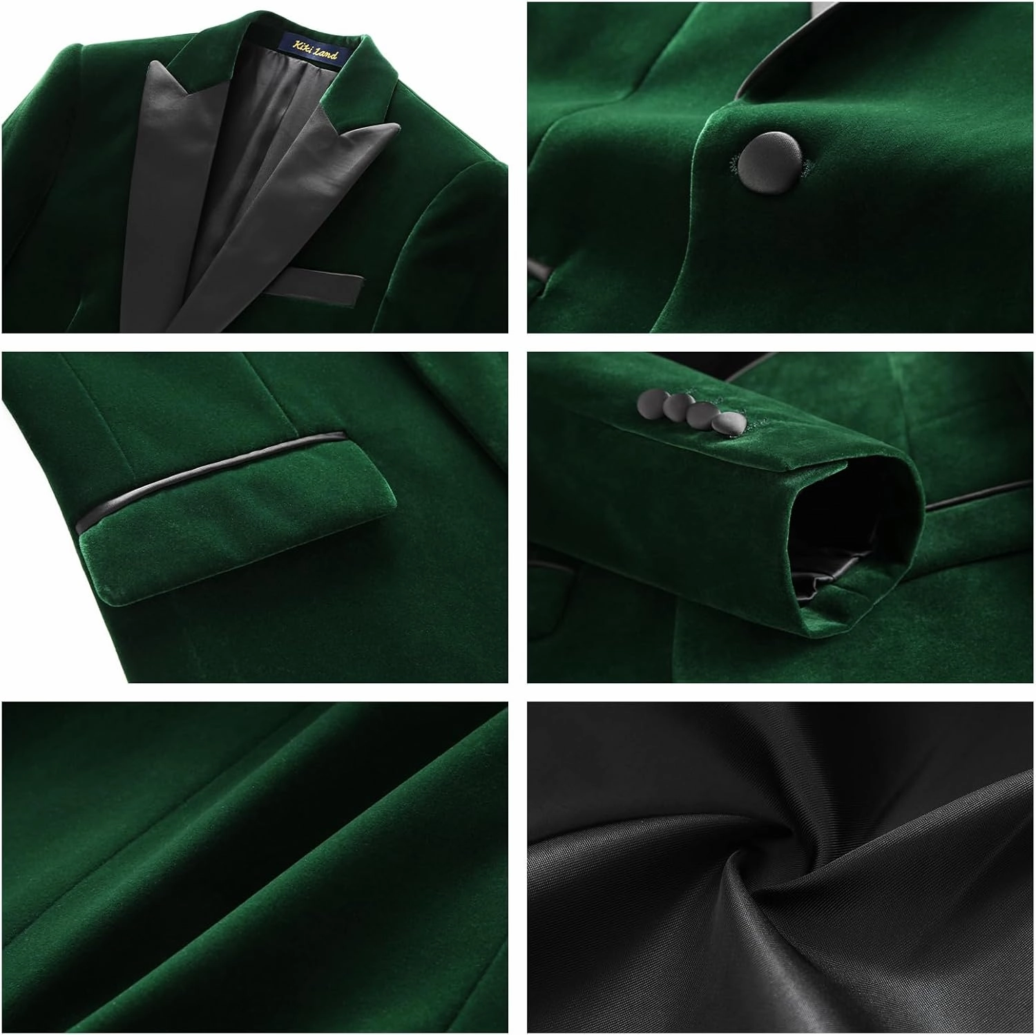 Boys Velvet Tuxedo Suit for Boys Slim Fit Formal Wedding Outfit Suit Size 4-20 Kids 2 Piece Tuxedo Blazer Jacket Suit Set
