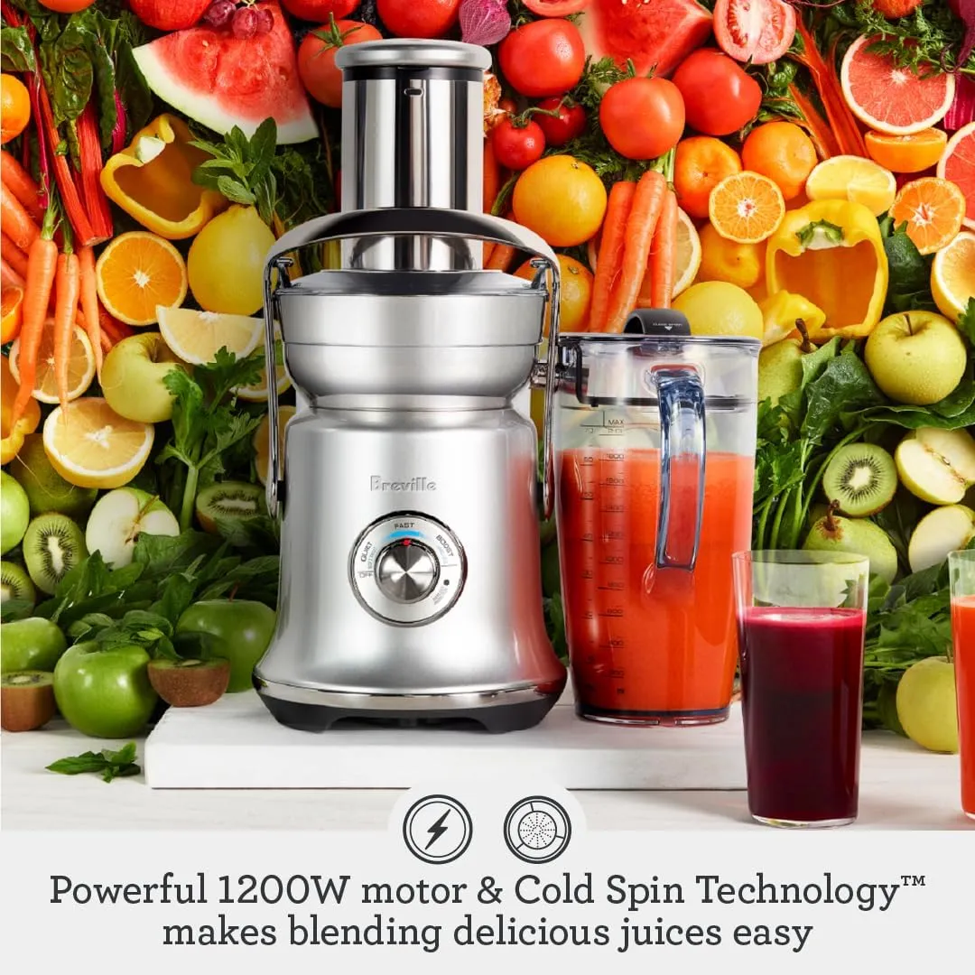 Breville BJE830RVC Juice Fountain Cold XL, 70 oz, Red Velvet Cake