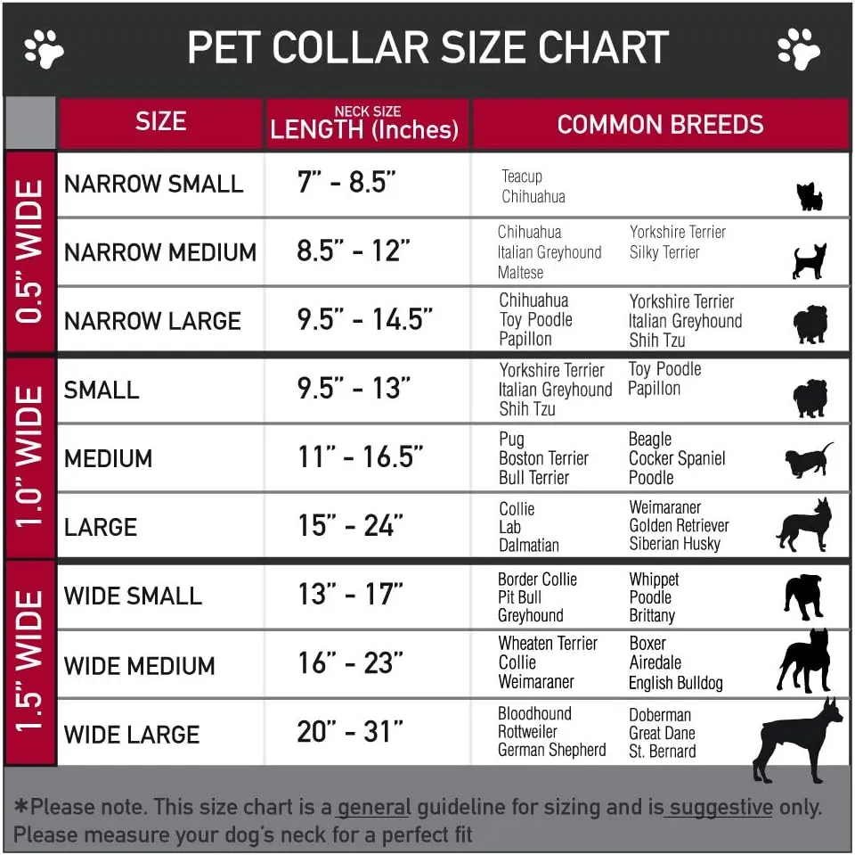 Buckle-Down Plastic Clip Collar - Checker Crimson Red/Gray - 1" Wide - Fits 11-17" Neck - Medium