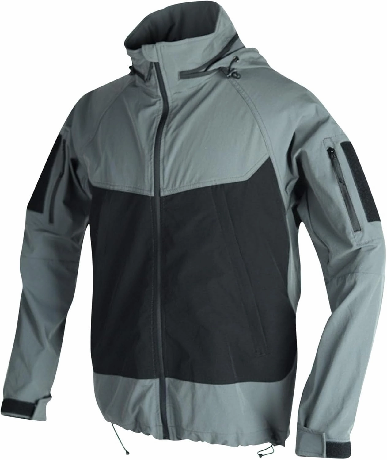 Cambkatl Mens Colorblock Waterproof Tracksuits Long Sleeve Full Zipper Hoodies Jacket with Hiking Pants Outdoor Jogging Suits