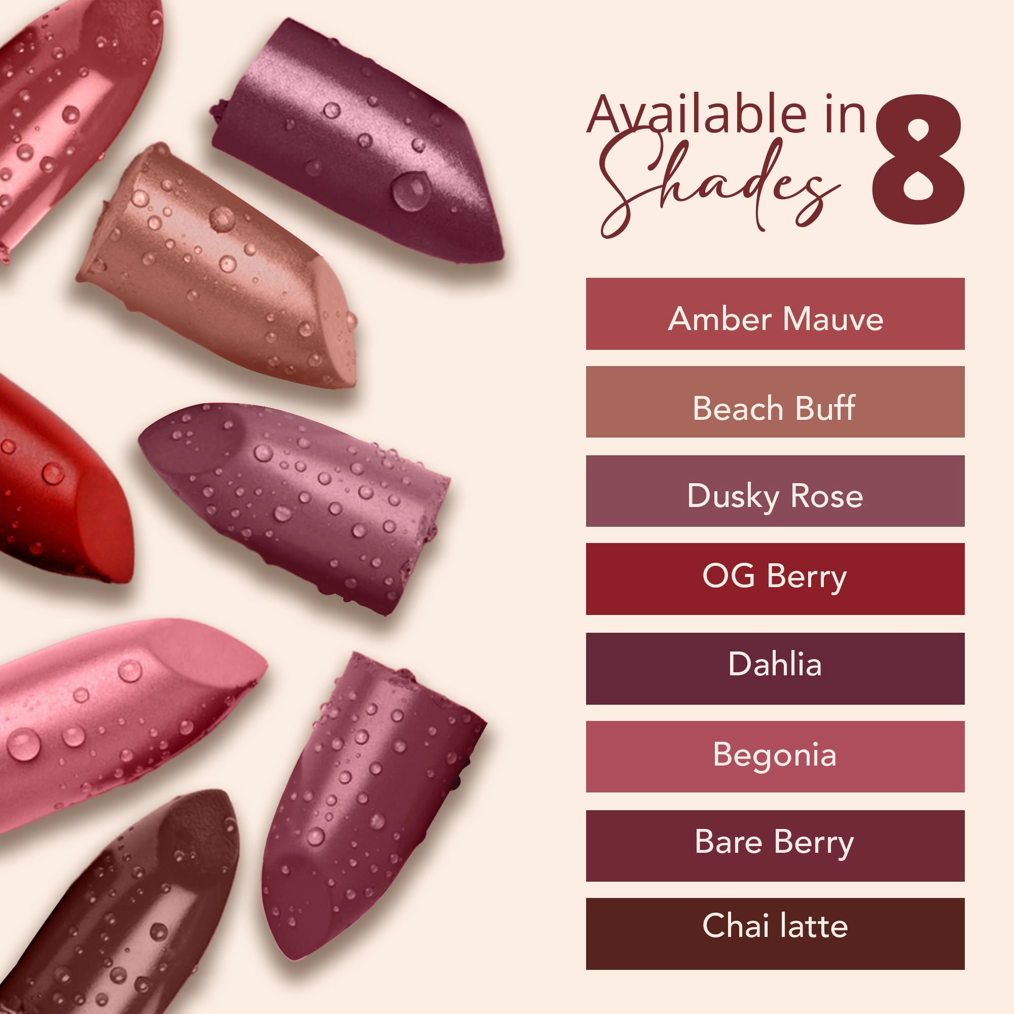 Carlton London Creamy Matte Stardust Bullet Long Lasting Lipstick