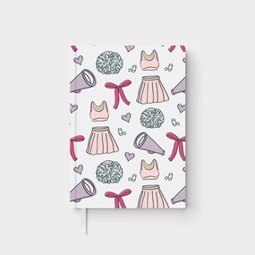 Cheerleading Personalized Hard Cover Journal - 2 sizes