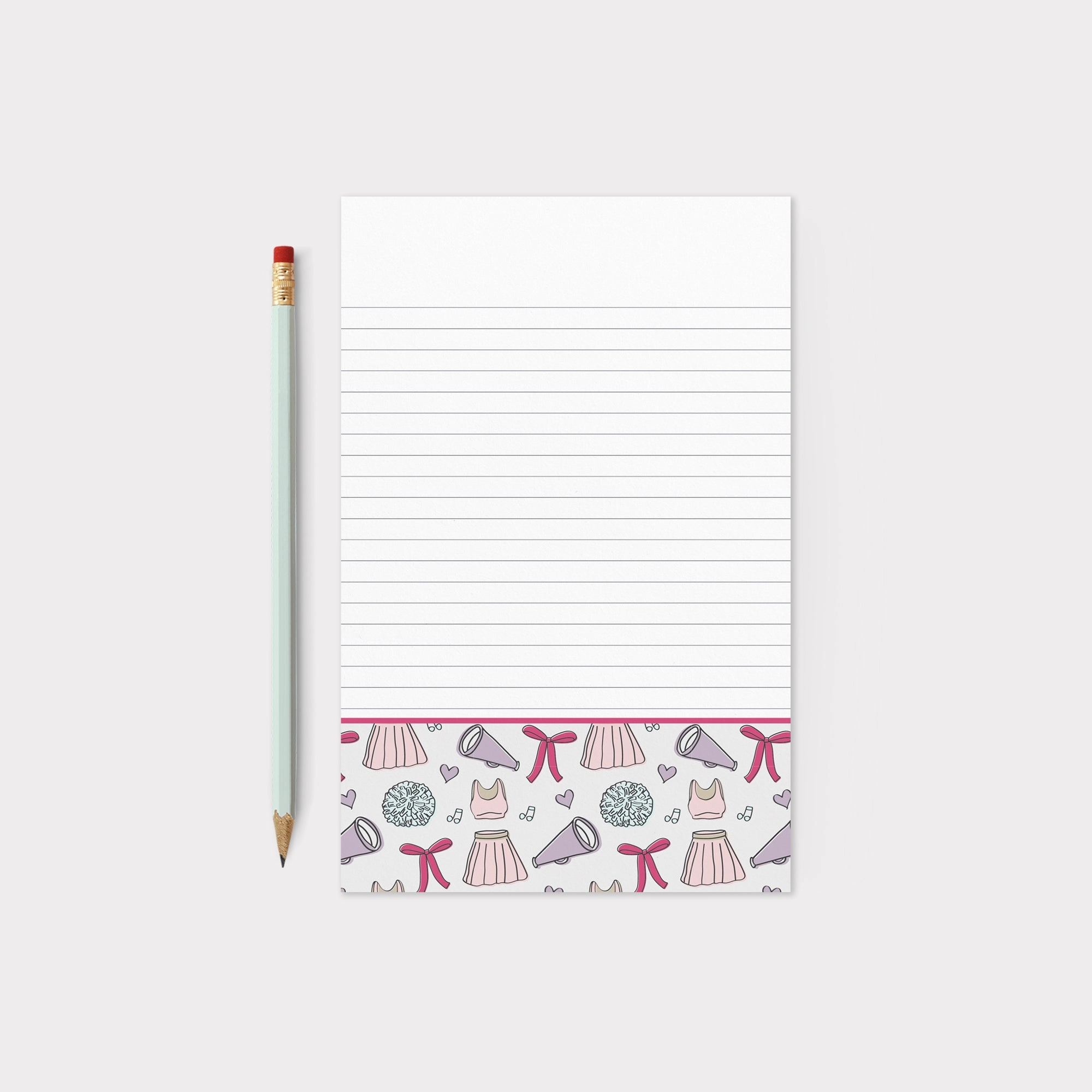 Cheerleading Personalized Notepad