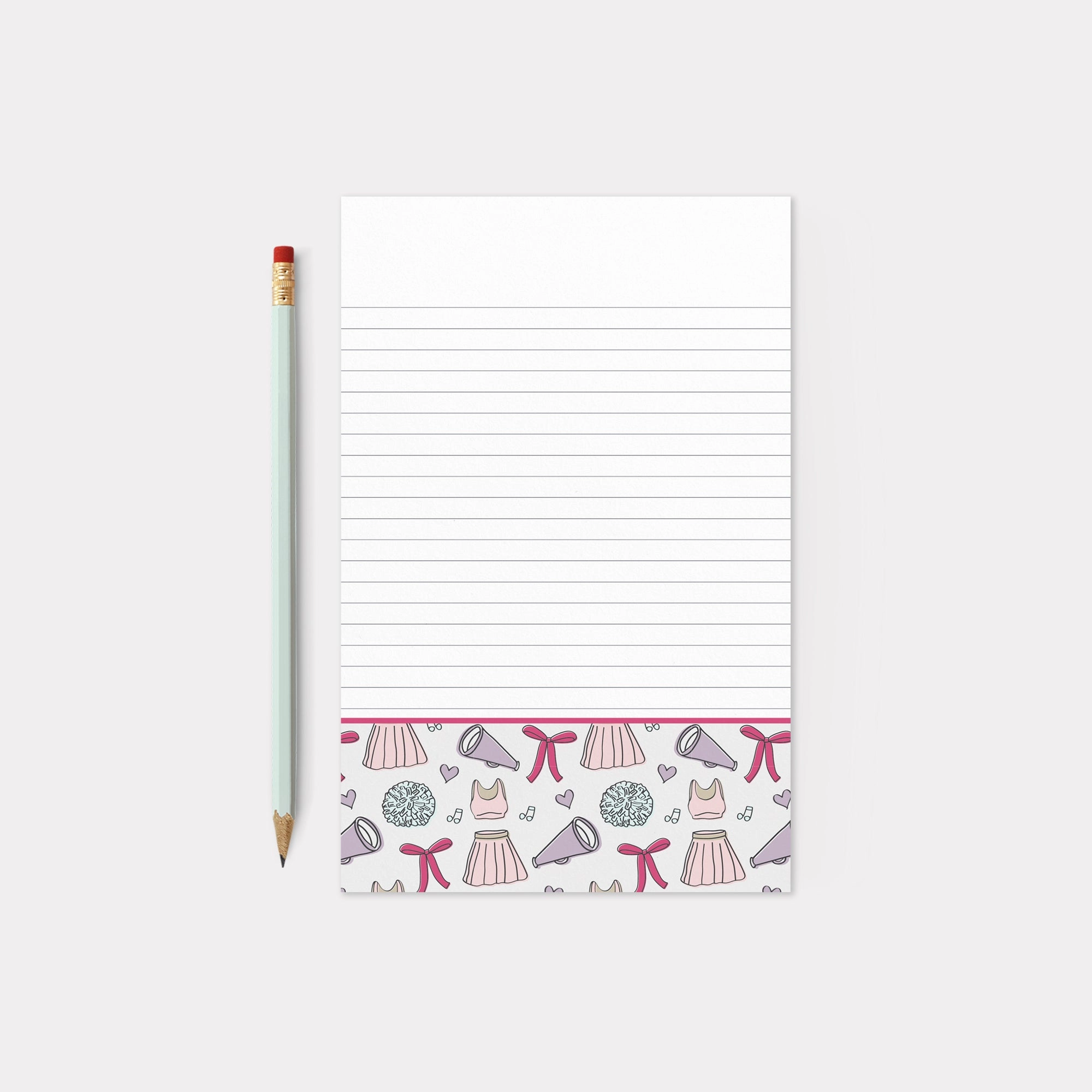 Cheerleading Personalized Notepad