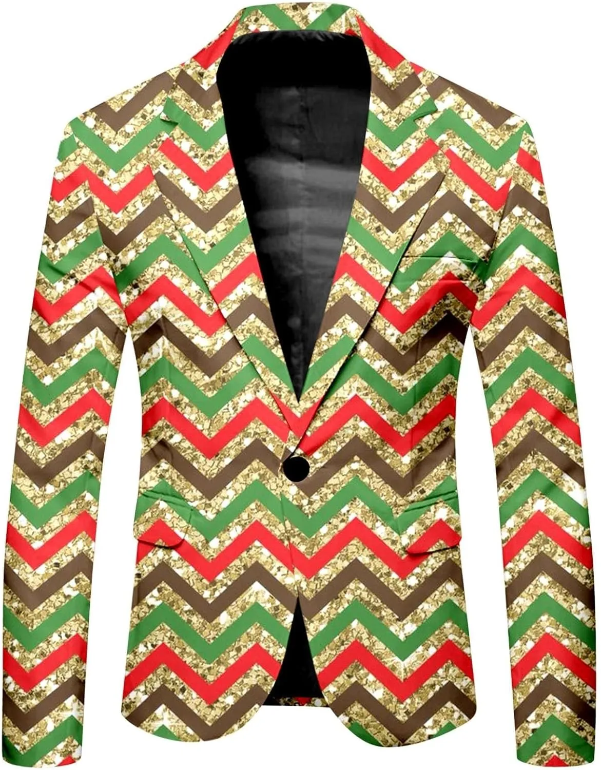 Christmas Suit for Men 2 Piece trajes navideños para Hombre Funny Snowflake Print Holiday Party Suits Festive Outfits