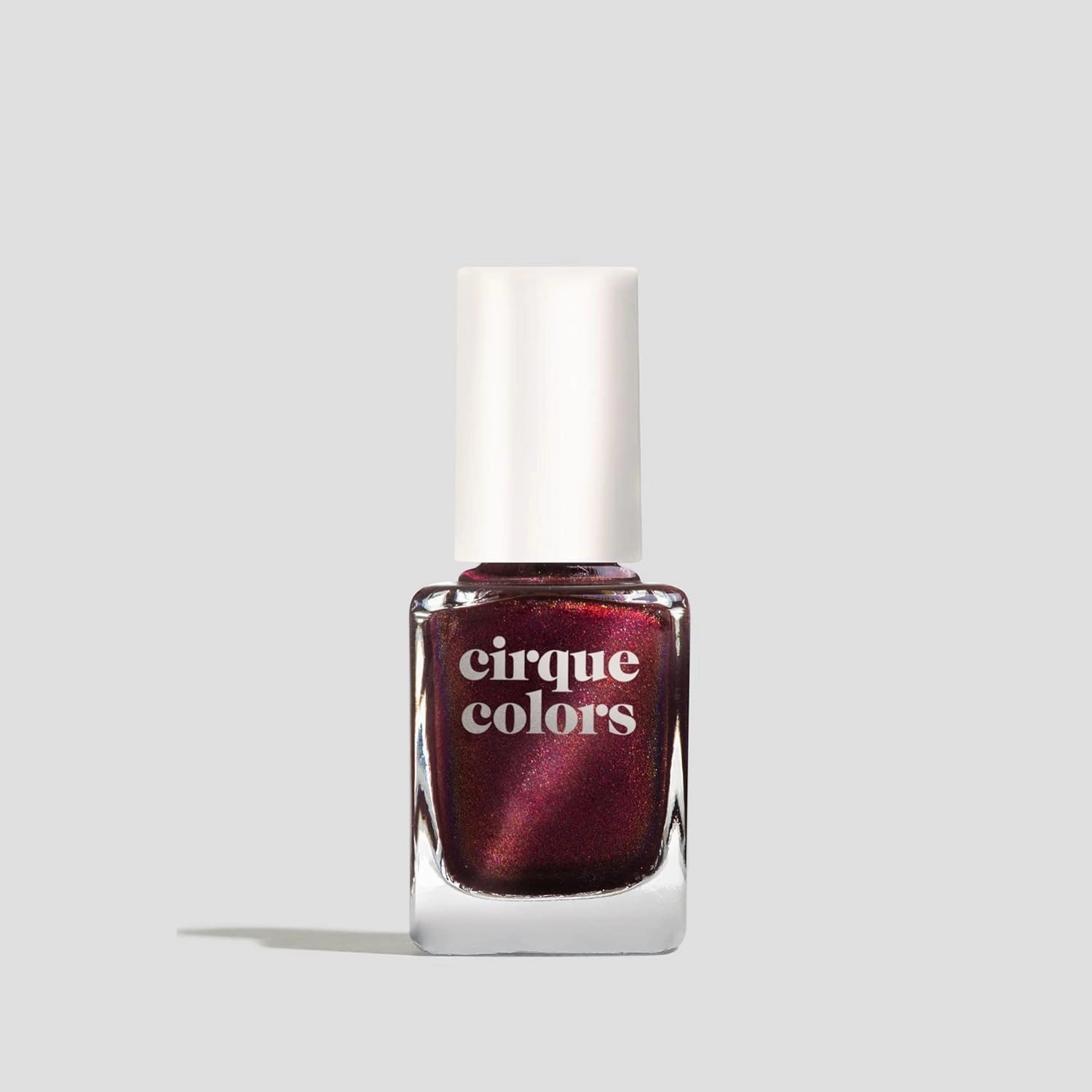 Cirque Colors Kinetic - Burgundy Red Magnetic Multichrome Nail Polish - 0.37 Fl Oz (11 mL) - Vegan & Cruelty-Free