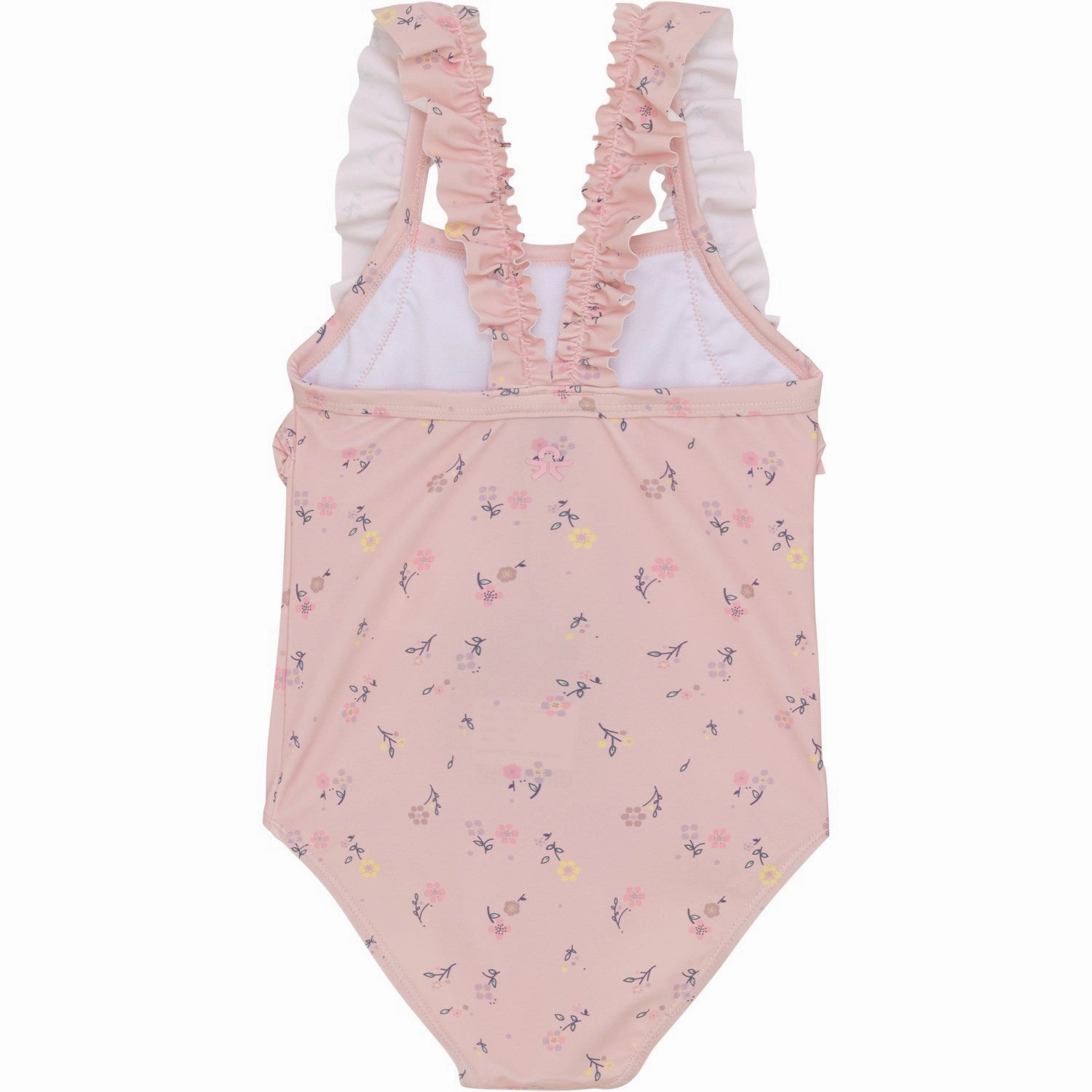 Color Kids Coral Blush Swimsuit W. Frills, AOP