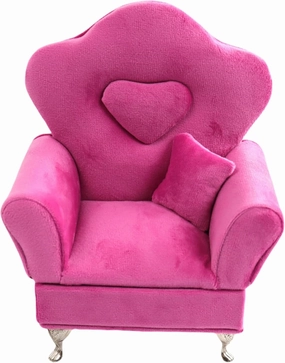 CONCISE Miniature Dollhouse Accessories Dollhouse Furniture 1/6 Scale Sofa Pink Jewelry Box Women Velvet Storage Jewelry Box