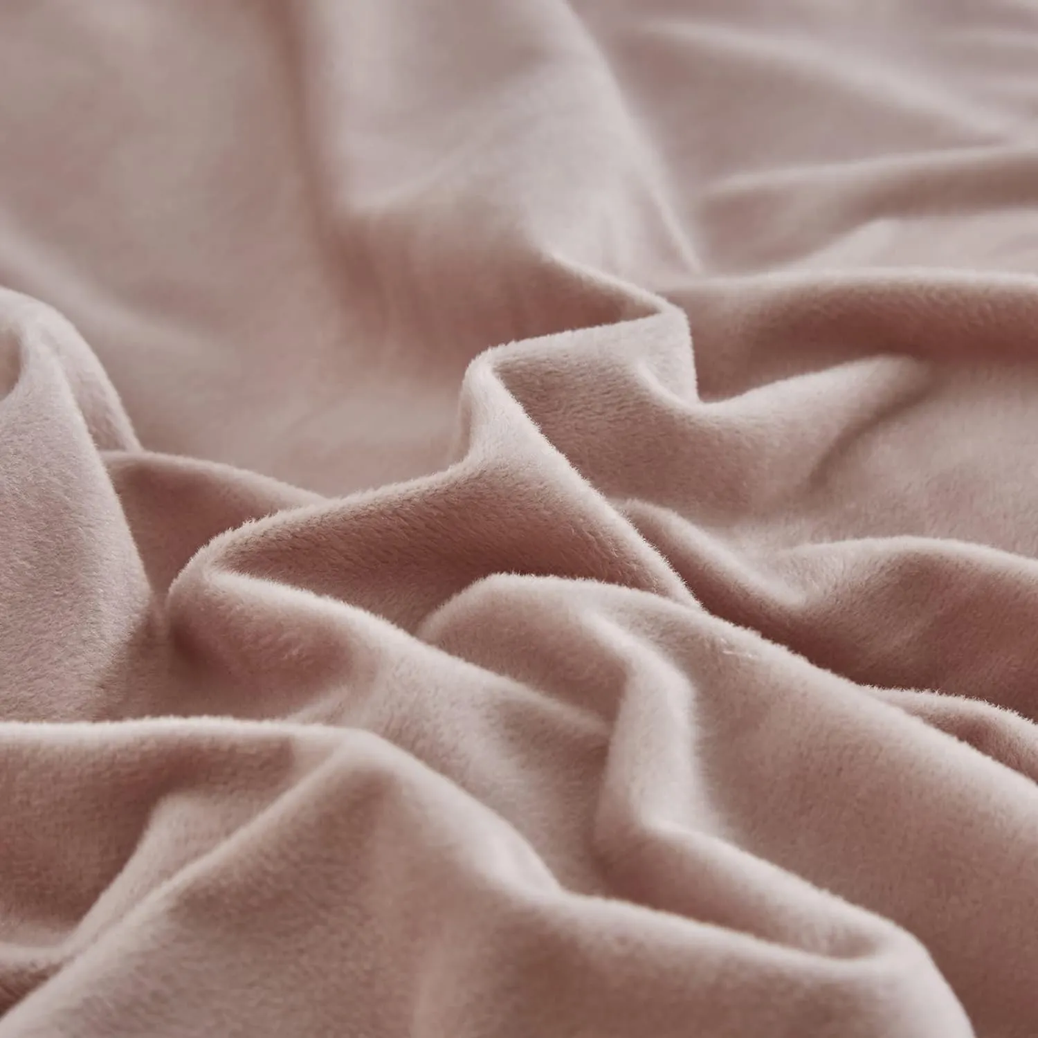 Cottonight Pink Velvet Comforter Set Full - Blush Flannel Bedding, Plain Dusty Winter Blanket Quilt, Modern Heavyweight Warm 3 Piece for Full Bed
