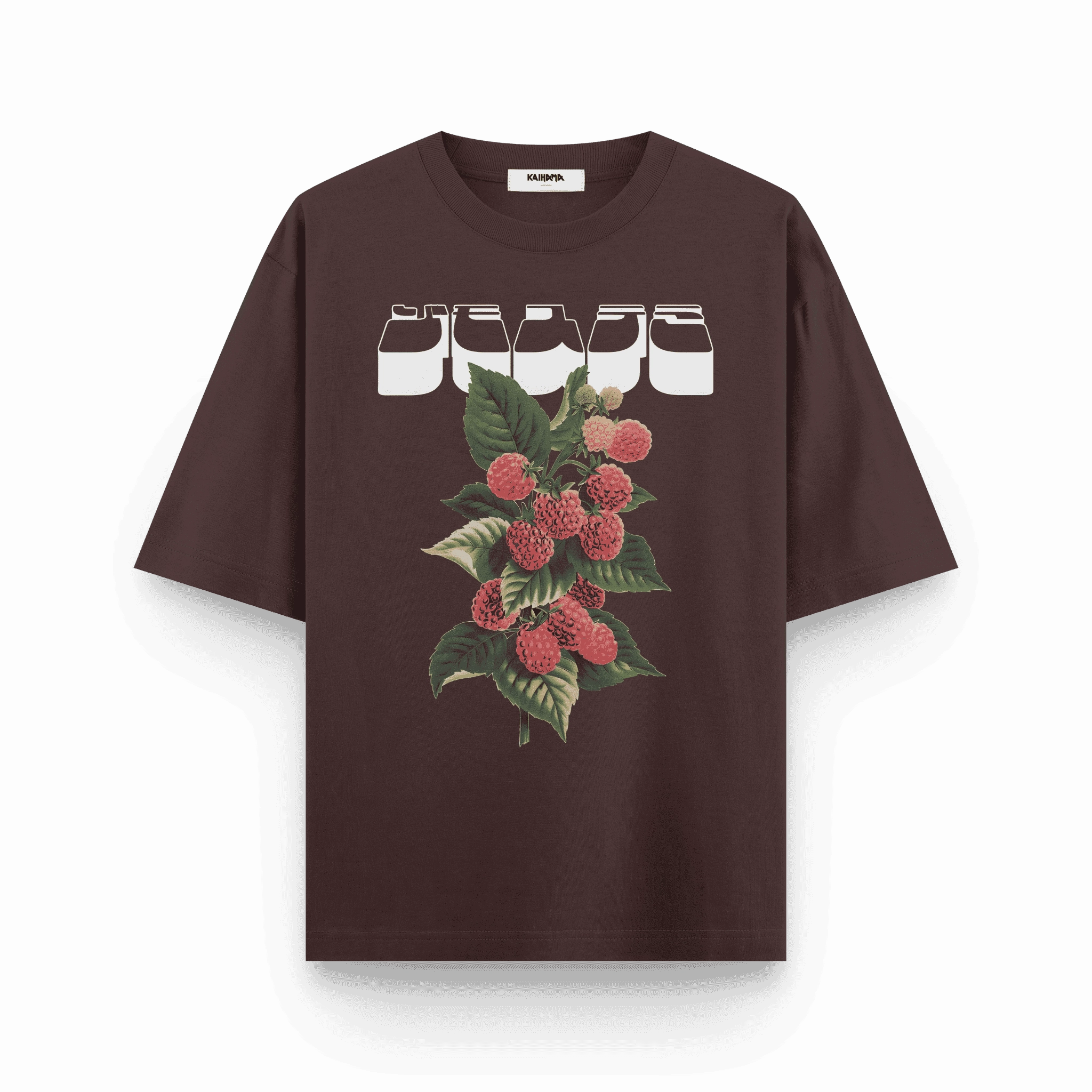 Crimson Cherub Oversized T-Shirt by Kaihama