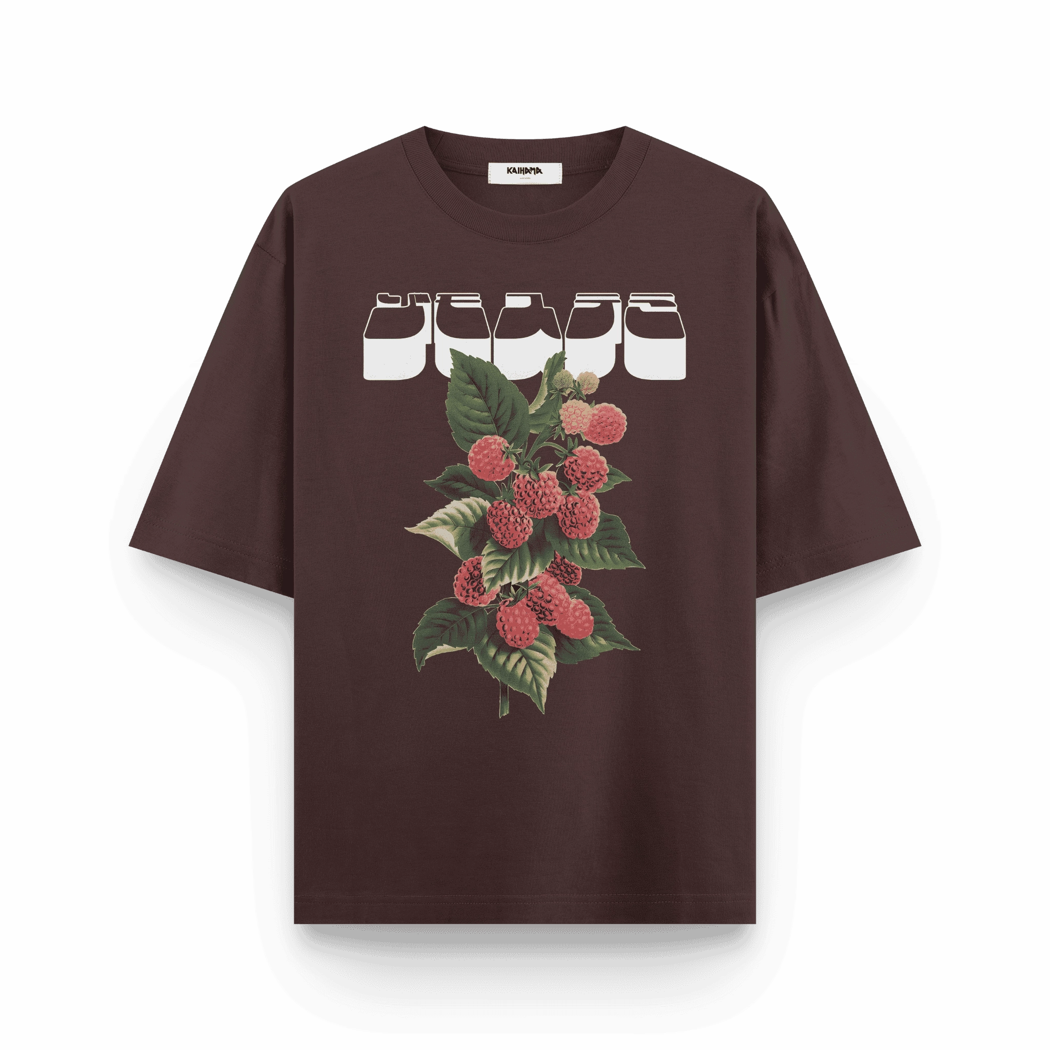 Crimson Cherub Oversized T-Shirt by Kaihama