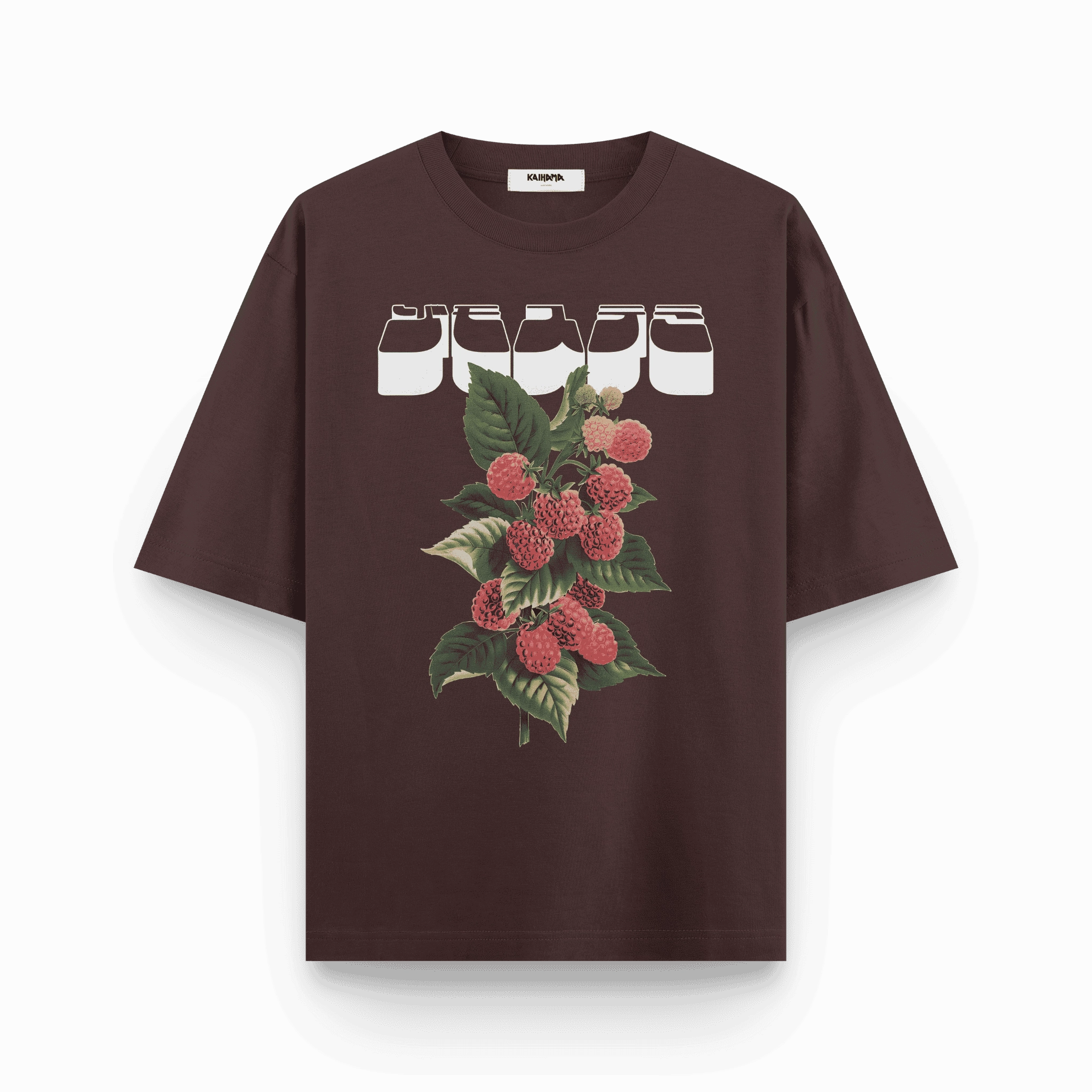 Crimson Cherub Oversized T-Shirt by Kaihama